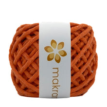 Cargar imagen en el visor de la galería, Hilaza Algodón Mini 4mm Makrama 150gr Naranja