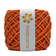 Cargar imagen en el visor de la galería, Hilaza Algodón 4mm Makrama 500gr Naranja