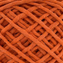 Cargar imagen en el visor de la galería, Hilaza Algodón 4mm Makrama 500gr Naranja