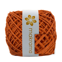 Cargar imagen en el visor de la galería, Hilaza Algodón 3mm Makrama 100m Naranja