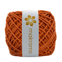 Cargar imagen en el visor de la galería, Hilaza Algodón 3mm Makrama 100m Naranja