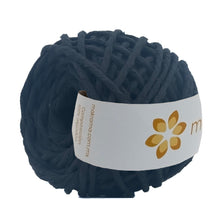 Cargar imagen en el visor de la galería, Hilaza Algodón Mini 3mm Makrama 150gr Negro Azulado
