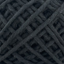 Cargar imagen en el visor de la galería, Hilaza Algodón Mini 3mm Makrama 150gr Negro Azulado