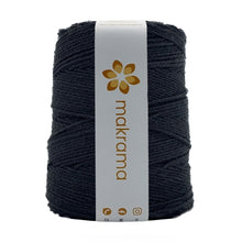 Cargar imagen en el visor de la galería, Cuerda Algodón 2mm Makrama 1kg Negro