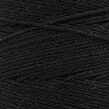Cargar imagen en el visor de la galería, Cuerda Algodón 2mm Makrama 1kg Negro