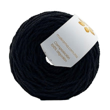 Cargar imagen en el visor de la galería, Cuerda Algodón Mini 2mm Makrama 150gr Negro