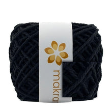 Cargar imagen en el visor de la galería, Cuerda Algodón Mini 2mm Makrama 150gr Negro