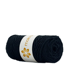 Cargar imagen en el visor de la galería, Cuerda Algodón 2mm Makrama 100m Negro