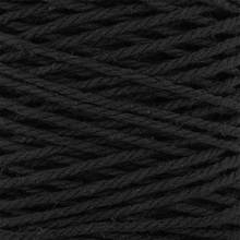 Cargar imagen en el visor de la galería, Cuerda Algodón 2mm Makrama 100m Negro