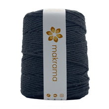 Cargar imagen en el visor de la galería, Hilaza Algodón 3mm Makrama 1kg Negro