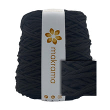 Cargar imagen en el visor de la galería, Hilaza Algodón 4mm Makrama 1kg Negro