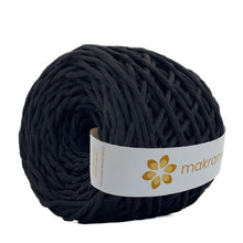 Cargar imagen en el visor de la galería, Hilaza Algodón 4mm Makrama 500gr Negro