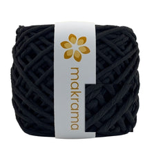 Cargar imagen en el visor de la galería, Hilaza Algodón 4mm Makrama 500gr Negro