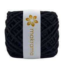 Cargar imagen en el visor de la galería, Hilaza Algodón 4mm Makrama 500gr Negro