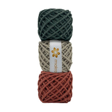 Cargar imagen en el visor de la galería, Kit Hilaza Algodón 3mm Makrama Colores Varios 3pz