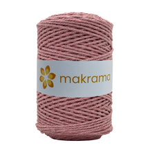 Cargar imagen en el visor de la galería, Cuerda Algodón 2mm Makrama 500gr Palo de Rosa