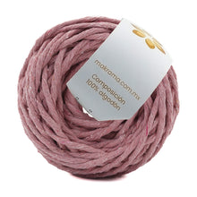 Cargar imagen en el visor de la galería, Hilaza Algodón Mini 3mm Makrama 150gr Palo de Rosa