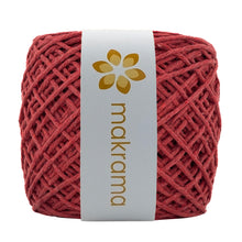 Cargar imagen en el visor de la galería, Hilaza Algodón 2mm Makrama 500gr Rojo Cereza