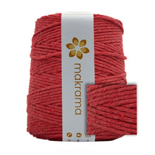 Cargar imagen en el visor de la galería, Hilaza Algodón 3mm Makrama 1kg Rojo Cereza