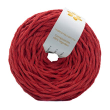 Cargar imagen en el visor de la galería, Hilaza Algodón 3mm Makrama 100m Rojo Cereza