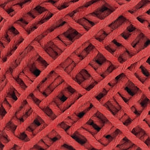 Cargar imagen en el visor de la galería, Hilaza Algodón 3mm Makrama 100m Rojo Cereza