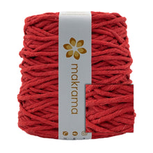 Cargar imagen en el visor de la galería, Hilaza Algodón 4mm Makrama 1kg Rojo Intenso