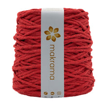 Cargar imagen en el visor de la galería, Hilaza Algodón 4mm Makrama 1kg Rojo Intenso