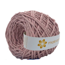 Cargar imagen en el visor de la galería, Hilaza Algodón 3mm Makrama 100m Rosa Claro