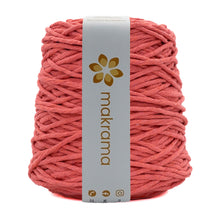 Cargar imagen en el visor de la galería, Hilaza Algodón 4mm Makrama 1kg Rosa Coral Intenso