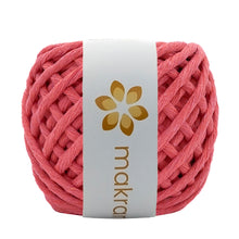 Cargar imagen en el visor de la galería, Hilaza Algodón Mini 4mm Makrama 150gr Rosa Coral Intenso