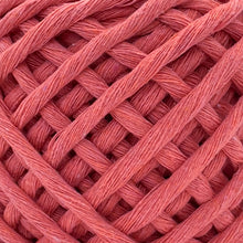 Cargar imagen en el visor de la galería, Hilaza Algodón Mini 4mm Makrama 150gr Rosa Coral Intenso