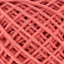 Cargar imagen en el visor de la galería, Hilaza Algodón 4mm Makrama 500gr Rosa Coral Intenso