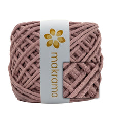 Cargar imagen en el visor de la galería, Hilaza Algodón 4mm Makrama 500gr Rosa Crepe