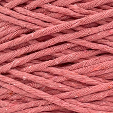 Cargar imagen en el visor de la galería, Hilaza Algodón 4mm Makrama 1kg Rosa Fresa