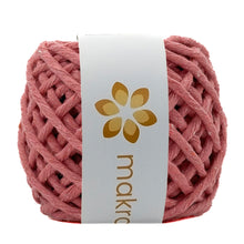 Cargar imagen en el visor de la galería, Hilaza Algodón Mini 4mm Makrama 150gr Rosa Fresa