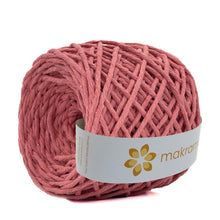 Cargar imagen en el visor de la galería, Hilaza Algodón 4mm Makrama 500gr Rosa Fresa