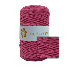 Cargar imagen en el visor de la galería, Cuerda Algodón 2mm Makrama 500gr Rosa Fucsia