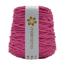 Cargar imagen en el visor de la galería, Hilaza Algodón 4mm Makrama 1kg Rosa Fucsia