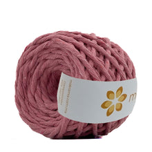 Cargar imagen en el visor de la galería, Hilaza Algodón Mini 4mm Makrama 150gr Rosa Intenso