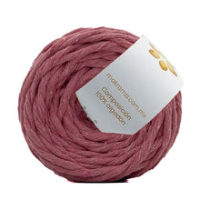 Cargar imagen en el visor de la galería, Hilaza Algodón Mini 4mm Makrama 150gr Rosa Intenso