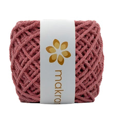 Cargar imagen en el visor de la galería, Cuerda Algodón Mini 2mm Makrama 150gr Rosa Intenso