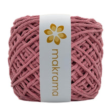 Cargar imagen en el visor de la galería, Hilaza Algodón 4mm Makrama 500gr Rosa Intenso