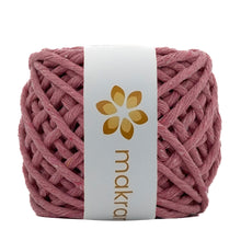 Cargar imagen en el visor de la galería, Hilaza Algodón Mini 4mm Makrama 150gr Rosa Intenso