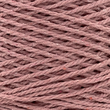 Cargar imagen en el visor de la galería, Cuerda Algodón 2mm Makrama 100m Rosa