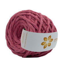 Cargar imagen en el visor de la galería, Hilaza Algodón Mini 4mm Makrama 150gr Rosa Mexicano