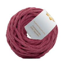 Cargar imagen en el visor de la galería, Hilaza Algodón Mini 4mm Makrama 150gr Rosa Mexicano