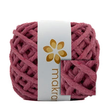 Cargar imagen en el visor de la galería, Hilaza Algodón Mini 4mm Makrama 150gr Rosa Mexicano