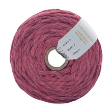 Cargar imagen en el visor de la galería, Hilaza Algodón 4mm Makrama 1kg Rosa Mexicano