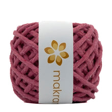 Cargar imagen en el visor de la galería, Hilaza Algodón Mini 4mm Makrama 150gr Rosa Mexicano