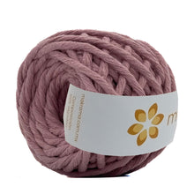 Cargar imagen en el visor de la galería, Hilaza Algodón Mini 4mm Makrama 150gr Rosa Pálido